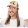 Image de Casquette avec cheveux, Beauf d'or - adulte