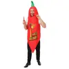 Image de Costume piment rouge, adulte - Taille unique