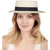 Image de Chapeau de paille canotier - adulte