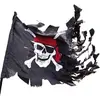 Image de Pavillon pirate dÃ©chirÃ©, 70 x 100 cm