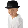 Image de Chapeau feutre Melon noir, enfant