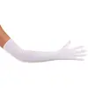Image de Gants longs 56 cm blanc, adulte