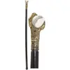 Image de Canne pommeau boule de cristal 87 cm