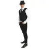 Image de Gilet sans manches en tissu noir, taille adulte L/XL