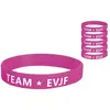 Image de Lot de 6 bracelets Team EVJF, roses