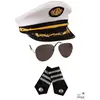 Image de Set Accessoires dÃ©guisement Capitaine de bateau