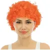 Image de Perruque courte frisÃ©e orange