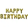 Image de Ballons alu lettres Happy Birthday 30 cm
