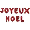 Image de Ballon alu lettres JOYEUX NOEL 30 cm