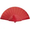 Image de Eventail en tissu 40 cm, Rouge