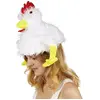 Image de Chapeau fourrure Poule blanche