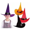 Image de Chapeau sorciÃ¨re enfant, tissu colorÃ© - boucle argent