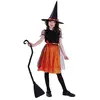 Image de DÃ©guisement de sorciÃ¨re orange et noire 10/12 ans
