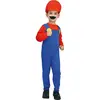 Image de DÃ©guisement enfant plombier rouge 7/9 ans