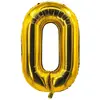 Image de Ballon alu mylar 85cm CHIFFRE 0, Or