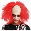 Image de Perruque de clown dÃ©garni rouge