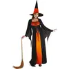 Image de DÃ©guisement de sorciÃ¨re noire et orange taille S/M