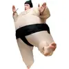 Image de Costume adulte gonflable de Sumo avec coiffe