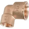 Image de Coude Laiton Femelle 1/2" Raccord Coudé En Laiton, Résistant Et Fiable. - Générique