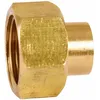 Image de Raccord Laiton Droit 2 Pièces À Souder - F 1/2' - Diamètre 14 Mm - 359gc