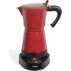 Image de Cafetière italienne électrique 6 tasses rouge - Livoo - DOD117RC -