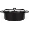 Image de Cocotte ovale en fonte 29cm noir - Livoo - MEP129N -