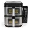 Image de Friteuse sans huile 2 x 5.5l 2800w - Livoo - DOC344CO - livoo x marmiton