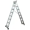 Image de Escalux - Echelle Aluminium Semi-professionnelle Transformable 2 X 8 Haut Travail 4,62 M Tr2