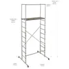 Image de Escalux - Echafaudage Aluminium C: 150 Kg Hauteur 4.7m