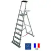 Image de Escalux - Escabeau 7 Marches Jardimixte En Aluminium Hauteur D'Accès 3,42m Pour Travaux Dans Le Jardin