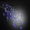Image de Guirlande interieur fil cuivre 20 led bleues