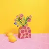 Image de Kit Vase et Fleurs à Strasser Rouge