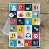 Image de Planche de 24 stickers de l'avent