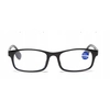 Image de Lunettes De Lecture Unisexes Noires Avec Filtre Anti-lumière Bleue +3,5