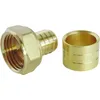 Image de Ayor - Raccord Droit À Glissement Pour Tube Per Ø16 - Ecrou-tournant F15/21 - Lot De 10
