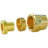 Image de Ayor - Raccord Droit À Visser Pour Tube Per Ø16 - Ecrou-tournant F15/21 Par Lot De 5
