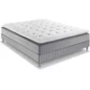 Image de Matelas à ressorts ensachés SIMMONS SW5, avec un topper en mousse à mémoire de forme intégré et un sommier tapissé, dimensions 160x200 cm, hauteur 29 cm