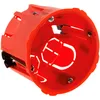 Image de Boîte Placo Appareillage Vis Et Griffes - Ø67x50mm + Vis - Rouge Zenitech
