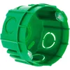 Image de Lot 10 Boîtes Maçonnerie Ø60x40mm - Appareillage Vis Et Griffes - Vert Zenitech