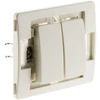 Image de Double Va Et Vient Bornes Auto Composable - Blanc - Venus Zenitech