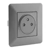 Image de Prise De Courant Affleurante 2p+t 16a Simple Artezo Titanium - Zenitech