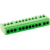 Image de Bornier De Terre 12 Modules - Vert Zenitech