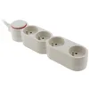 Image de Bloc Home 4 Prises 16a 2p+t Câble 1,5m - Blanc Zenitech