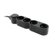 Image de Bloc Home 4 Prises 16a 2p+t Câble 1,5m - Noir Zenitech