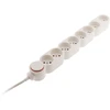 Image de Bloc Home 8 Prises 16a 2p+t Câble 1,5m - Blanc - Zenitech