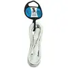 Image de Rallonge électrique domestique ZENITECH HO3VVH2F 3 m 2x0,75 mm² Blanc 6A 1380W protection enfant - Neuf