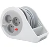 Image de Mini Enrouleur Design 3 Prises 2p+t - 7m - Gris Zenitech