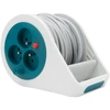 Image de Mini Enrouleur Design 3 Prises 2p+t - 7m - Bleu - Zenitech