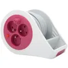 Image de Mini Enrouleur Design 3 Prises 2p+t - 7m Rose Zenitech
