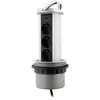 Image de Otio - Multiprise Encastrable Cuisine 3 Prises Schuko 16a - Gris - Zenitech